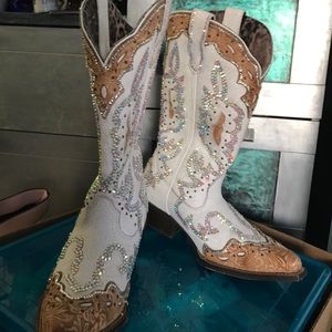 Rhinestone cowboy boots not for sale